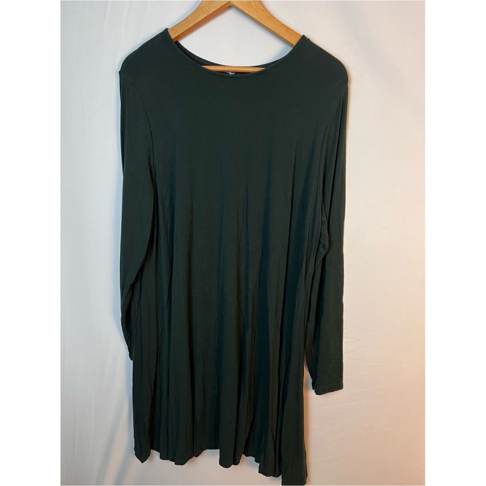 Old Navy Long Sleeve Emerald Green Swing Dress‎ size XL